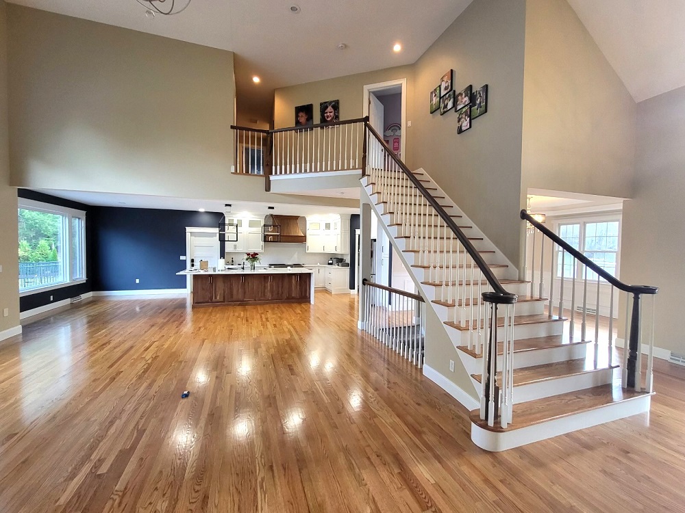 Updating a kitchen to create a large open concept. Kitchen & Bath